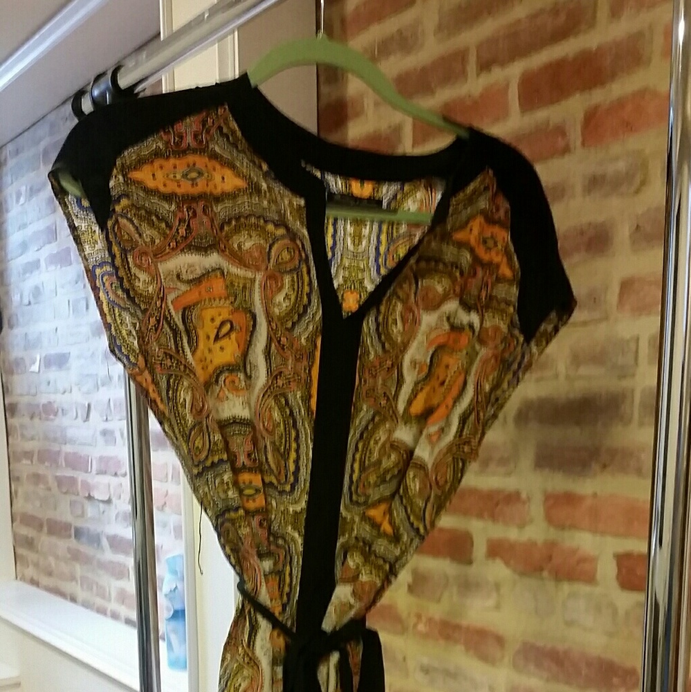 Patterned tunic dress